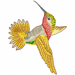 Hummingbirds Embroidery Design 4 Hummingbirds Embroidery Design 4